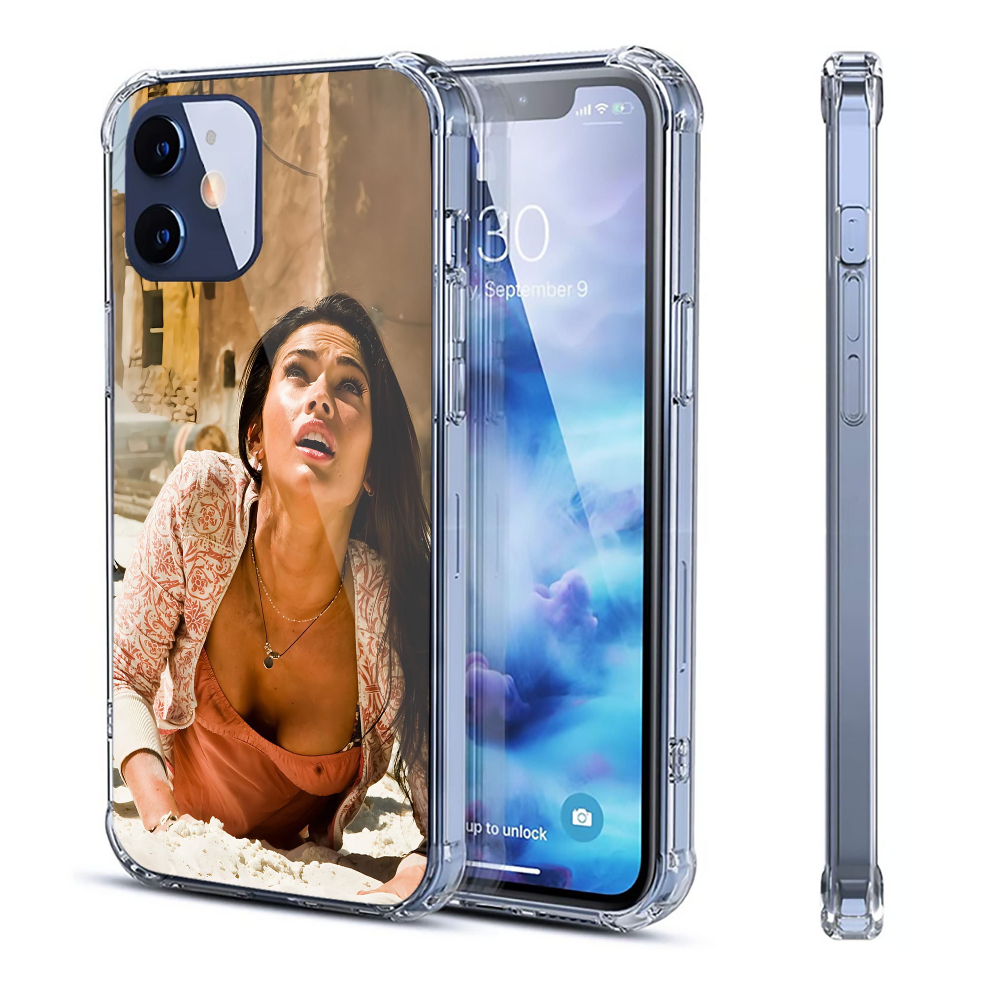 （画像用） Transformers トランスフォーマー 【iPhone 12シリーズ対応】透明スマホケース（クリアソフトケース）